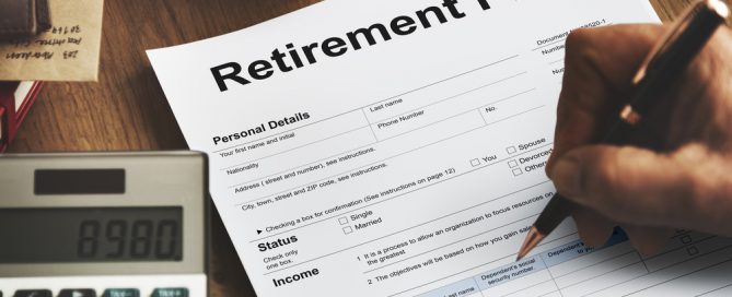 Retirement Plan Loan Liability Tax Form Concept