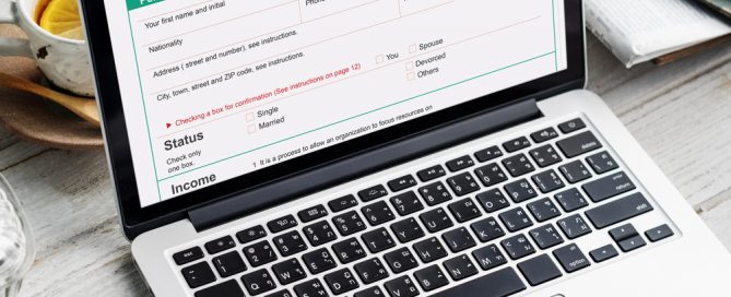 Disability Insurance Claim Form Document Concept