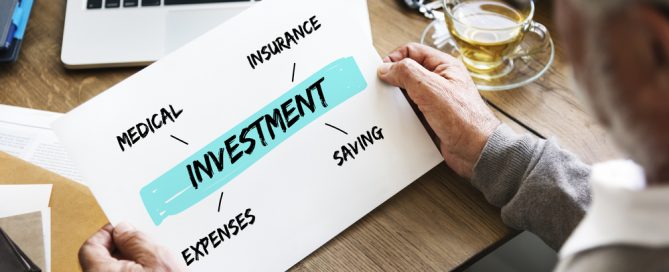 Investment Retirement Plan Diagram Concept