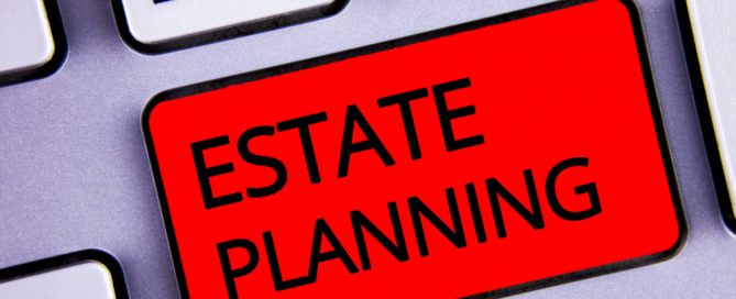 Text sign showing Estate Planning