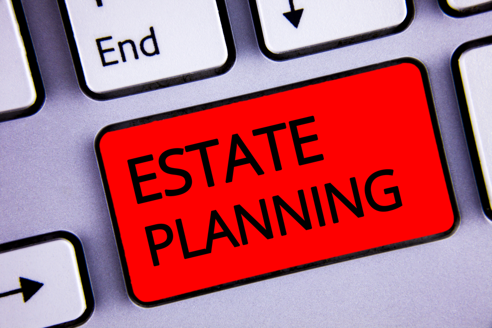 Text sign showing Estate Planning