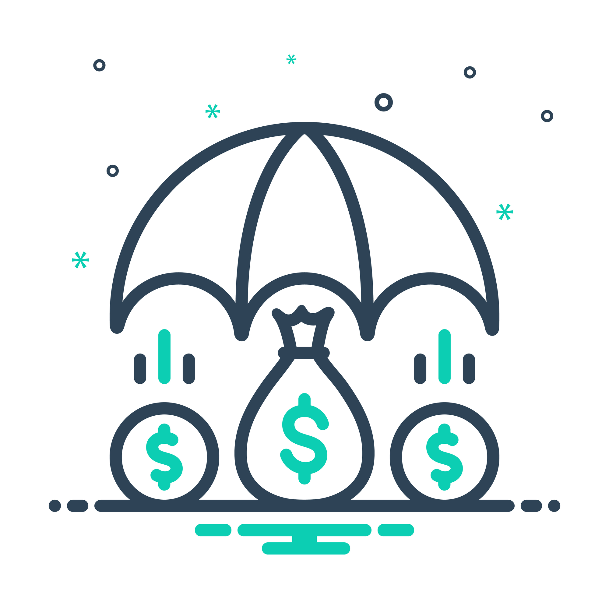Icon for funds protection,price
